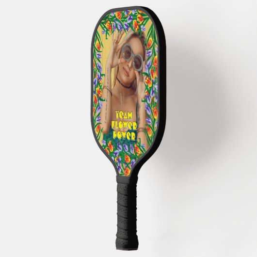 Foto met Flowers Pickleball Paddle (Links)