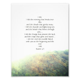 foto met gedicht ontwerp afdruk