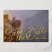 Foto met handschrift folie uitnodiging (Voorkant)