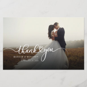 Foto met handschrift Weddenschap met handschrift H Briefpapier