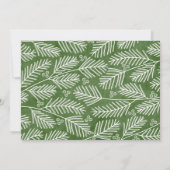 Foto met het beste jaar nog steeds - moderne kalli feestdagenkaart (Achterkant)