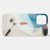 Foto met hoge hoek van bruine paraplu Case-Mate iPhone case (Achterkant (horizontaal))