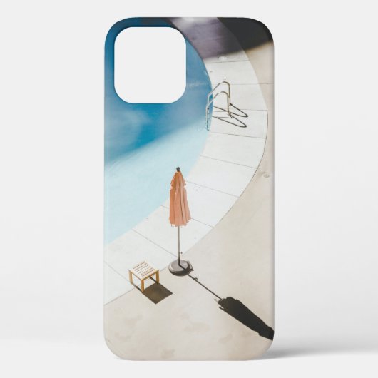 Foto met hoge hoek van bruine paraplu Case-Mate iPhone case (Achterkant)