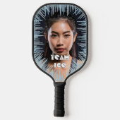 Foto met Icicles Pickleball Paddle (Achterkant)