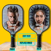 Foto met Icicles Pickleball Paddle