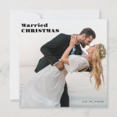 Foto met kerstfeest feestdagenkaart (Voorkant)