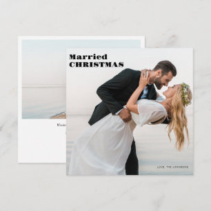 Foto met kerstfeest feestdagenkaart