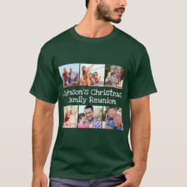 Foto met kerstgezinshereniging - Persoonlijk maken T-shirt
