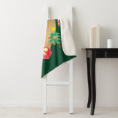 Foto met Kersthart voor Kerstmis met Kerstmis Sherpa Deken (In situ)