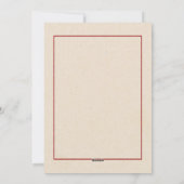 Foto met kerstKaart met Sleigh en Greens (Achterkant)