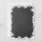 Foto met Kerstmis - Zwangerschapskaart Kaart (Achterkant)