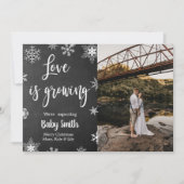 Foto met Kerstmis - Zwangerschapskaart Kaart (Voorkant)