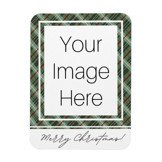 foto met kersttang Magnet Magneet (Verticaal)