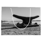 foto met maritiem thema, zwart en wit groot cadeauzakje (Achterkant)