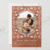 Foto met Mexicaans thema Bewaar de datum Save The Date (Voorkant)