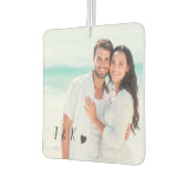 Foto met naam initialen luchtverfrisser (Links)