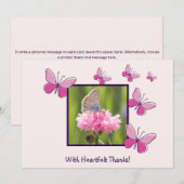 foto met oprechte Bedankt! bedankkaart Kaart (Voorkant / Achterkant)