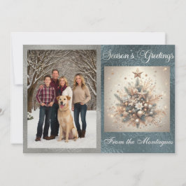 Foto met Pearl Christmas Design Feestdagenkaart