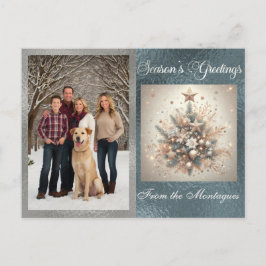 Foto met Pearl Christmas Design Feestdagenkaart