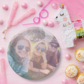 Foto met Regenboogoverlay-effect Papieren Bordje (Feest)