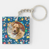 Foto met schilderafdrukken instellen sleutelhanger (Achterkant)