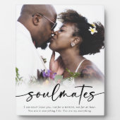 Foto met script van zielsverwanten fotoplaat (Voorkant)