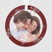 Foto met speciale kerstboom van 2020 ornament (achterkant)