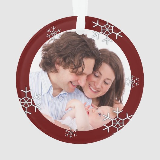 Foto met speciale kerstboom van 2020 ornament (achterkant)