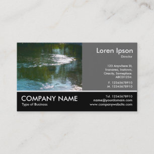 Foto met voet - 60pc Gray - River Visitekaartje