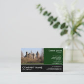 Foto met voet - Cardiff Castle Visitekaartje (Staand voorkant)