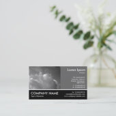 Foto met voettekst - 60pc grijs - Evening Sky Visitekaartje (Staand voorkant)