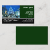 Foto met voettekst - Dk Green - Sneeuw in Cardiff Visitekaartje (Voorkant / Achterkant)