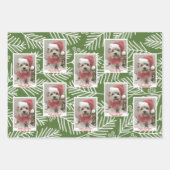 Foto met Whimsical Branches Merry Kerstmis Inpakpapier Vel (Voorkant 2)