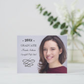 Foto met Zwirline - Afstuderen Briefkaart (Staand voorkant)