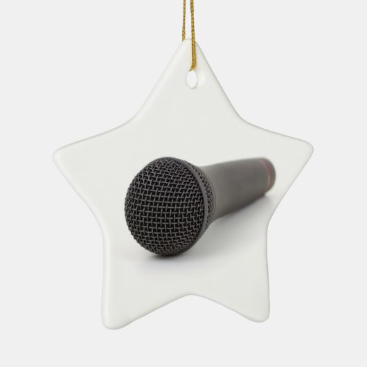 Foto microfoon keramisch ornament (Rechts)