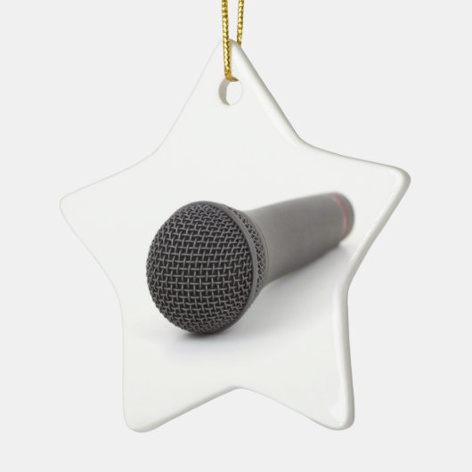 Foto microfoon keramisch ornament (Links)