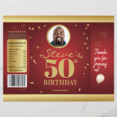 Foto Milestone Birthday Chip Bag Wrappers (Voorkant)