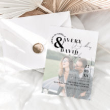 Foto Minimale Moderne Foto Eenvoudige Bruiloft