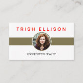 Foto: Minimalistische aangepaste Sjabloon Kaart (Voorkant)