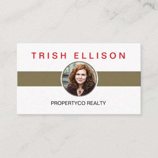 Foto: Minimalistische aangepaste Sjabloon Kaart (Voorkant)