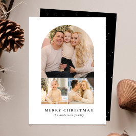 Foto minimalistische Arch 3 Feestdagenkaart