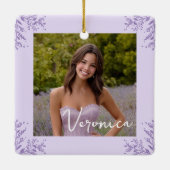 Foto "Mis Quince Años" Quinceañera Ornament (Achterkant)