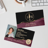 Foto Mobiele Notaris Loan Signing Agent Monogram Visitekaartje