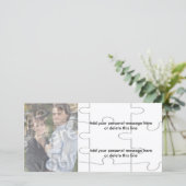  foto "Mock" Puzzle Kaart - 12 stuks (Staand voorkant)