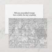 foto "Mock" Puzzle Kaart-30 stuks (Voorkant / Achterkant)