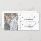 foto "Mock" Puzzle Kaart - 8 stuks (Voorkant / Achterkant)