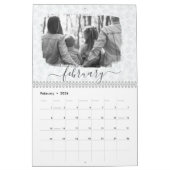 Foto modern Abstract zwart-wit  Kalender (Feb 2026)