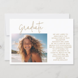 Foto Modern Afstuderen Afstuderen Aankondiging