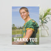 Foto modern Afstuderen Bedankkaart (Staand voorkant)