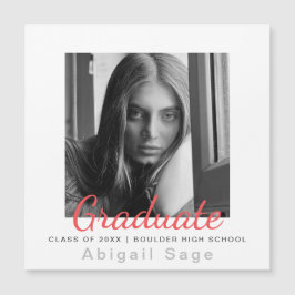 Foto Modern Afstuderen Magnetic Annountion